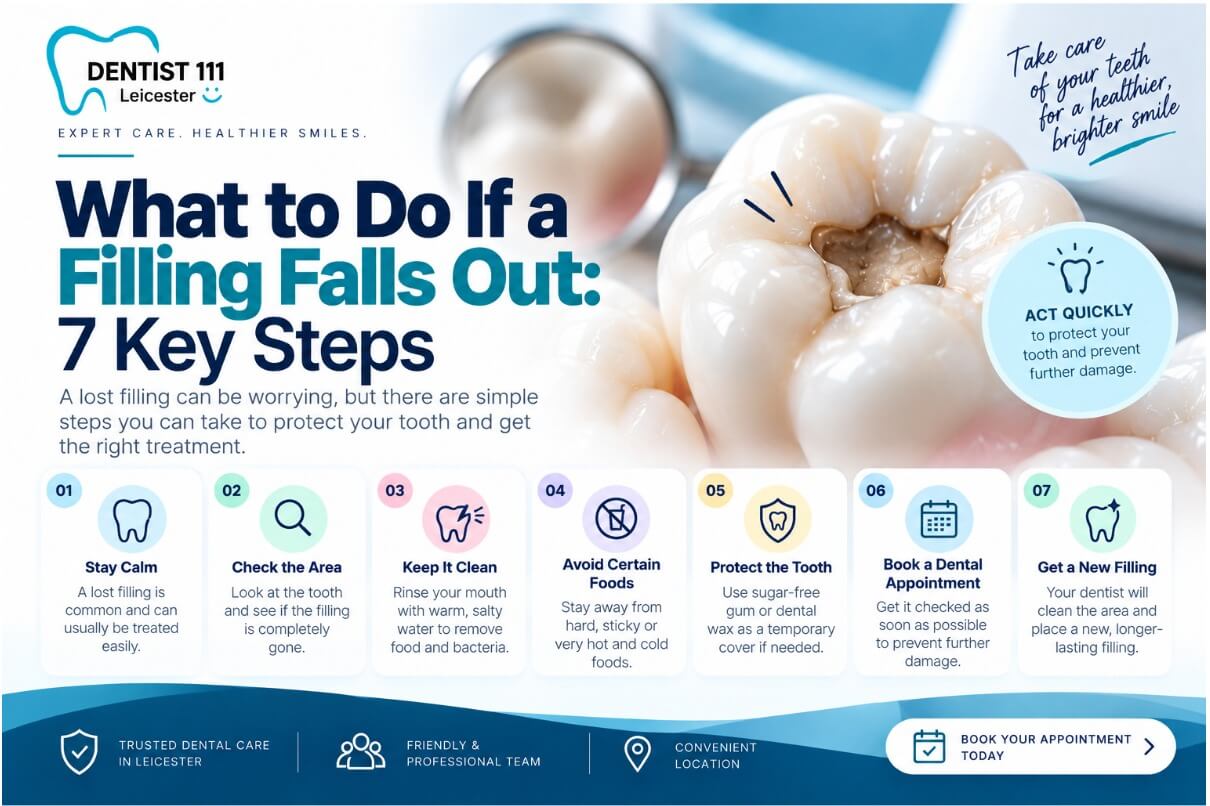 What to Do If a Filling Falls Out: 7 Key Steps Dental filling that has fallen out of a tooth